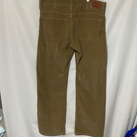 LEVIS LOW LOOSE 549 Men's size 40x32 CARAMEL BROWN CORDUROY Pants. EUC CLEAN - Picture 11 of 13